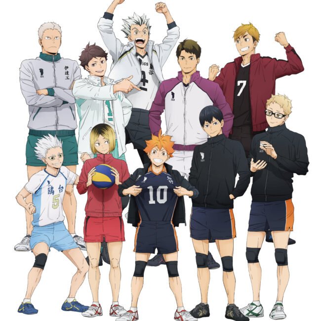 Ilustraciones de Haikyu!! x su decimo aniversario del anime actualización